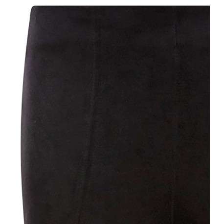Pantalon Pjeg noir uni effet daim coupe skinny - Image 3