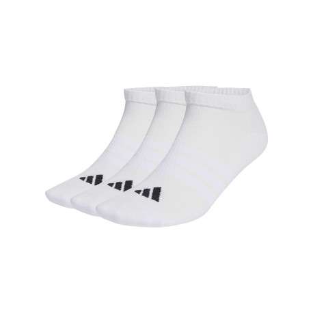 Lot de 3 paires de chaussettes basses blanches pourvues du logo de la marque
