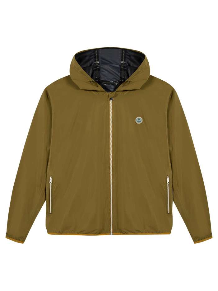 Veste imperméable kaki unie...