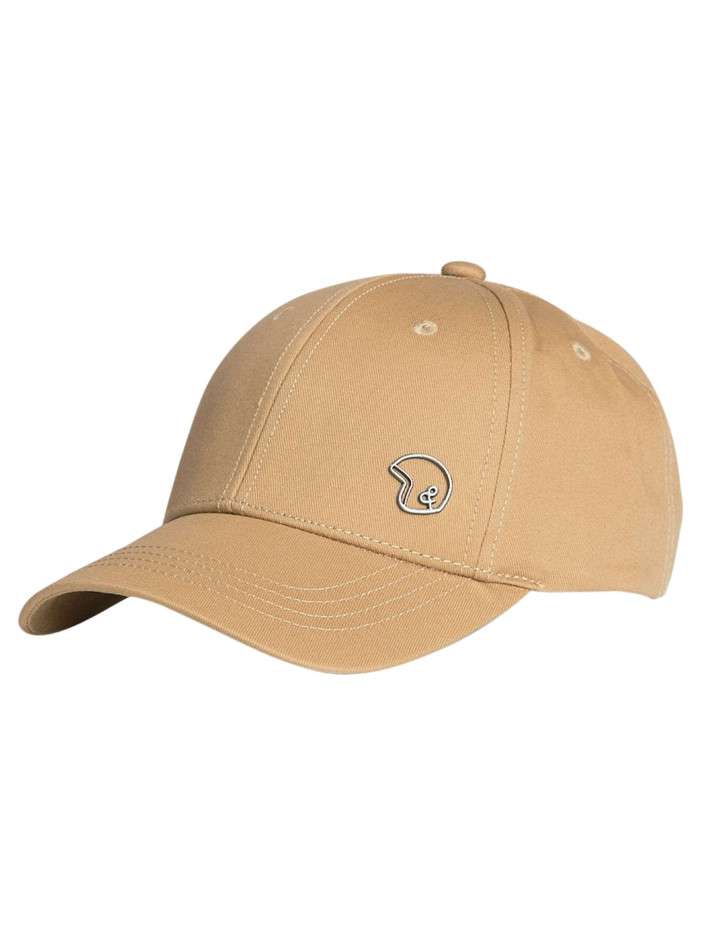 Casquette en coton beige...