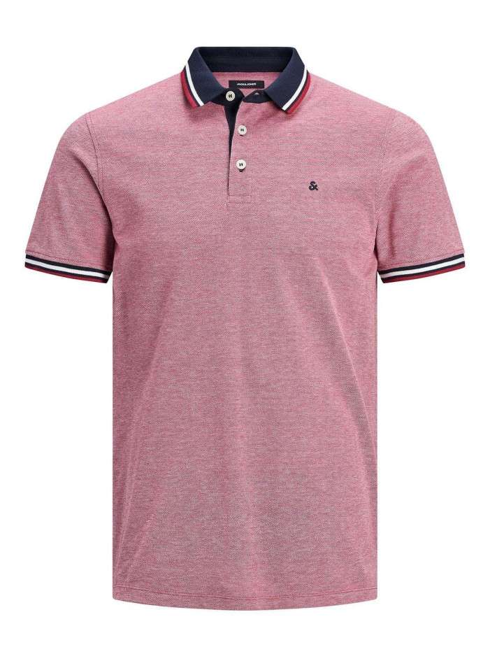 Polo pour homme rose en...