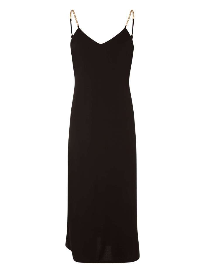 Robe longue noire unie...