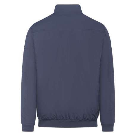 Blouson marine et orange réversible coupe droite col camionneur - Image 2