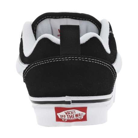 Baskets basses Knu Skool en cuir noires avec une forme large et des lacets plats - Image 7