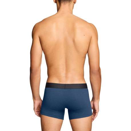 Lot de 2 boxers en coton marine pourvus de ceintures élastiquées - Image 4