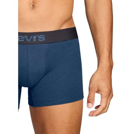 Lot de 2 boxers en coton marine pourvus de ceintures élastiquées - Image 5