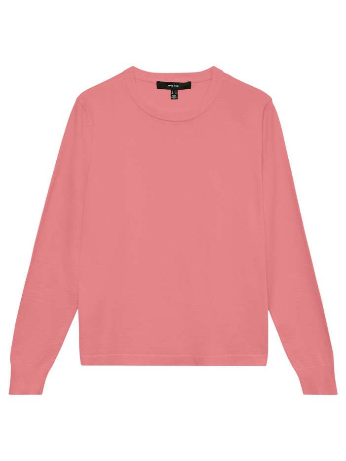 Pull rose à coupe ajustée...