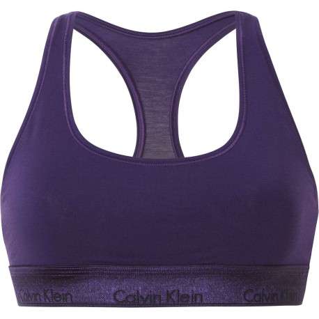 Brassière violette pour femme unie