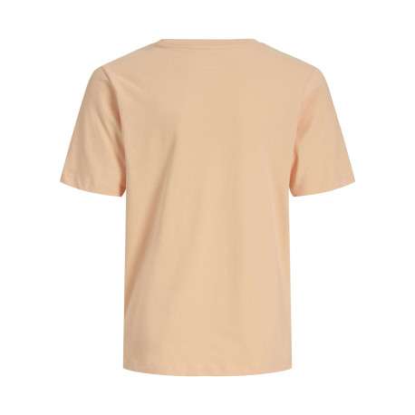 T-shirt en coton biologique pêche orné d'un imprimé de la marque - Image 2