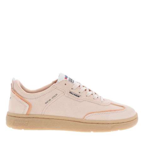 Tennis en cuir blanches à semelle plate et une fermeture lacets - Image 2