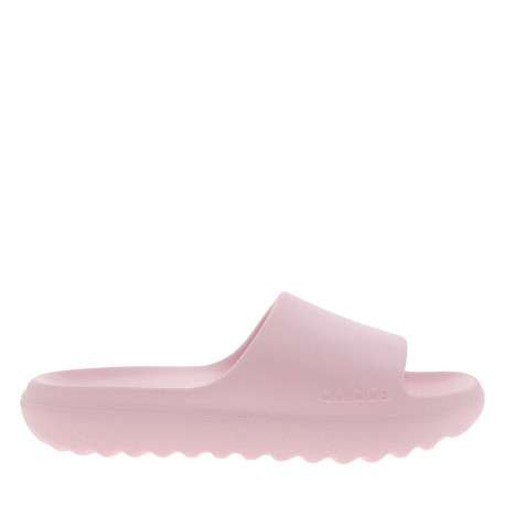 Claquettes roses à talon plat avec le logo de la marque embossé dans la semelle - Image 2