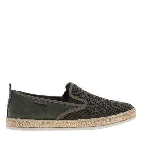 Baskets en toile basses homme vert - Image 2
