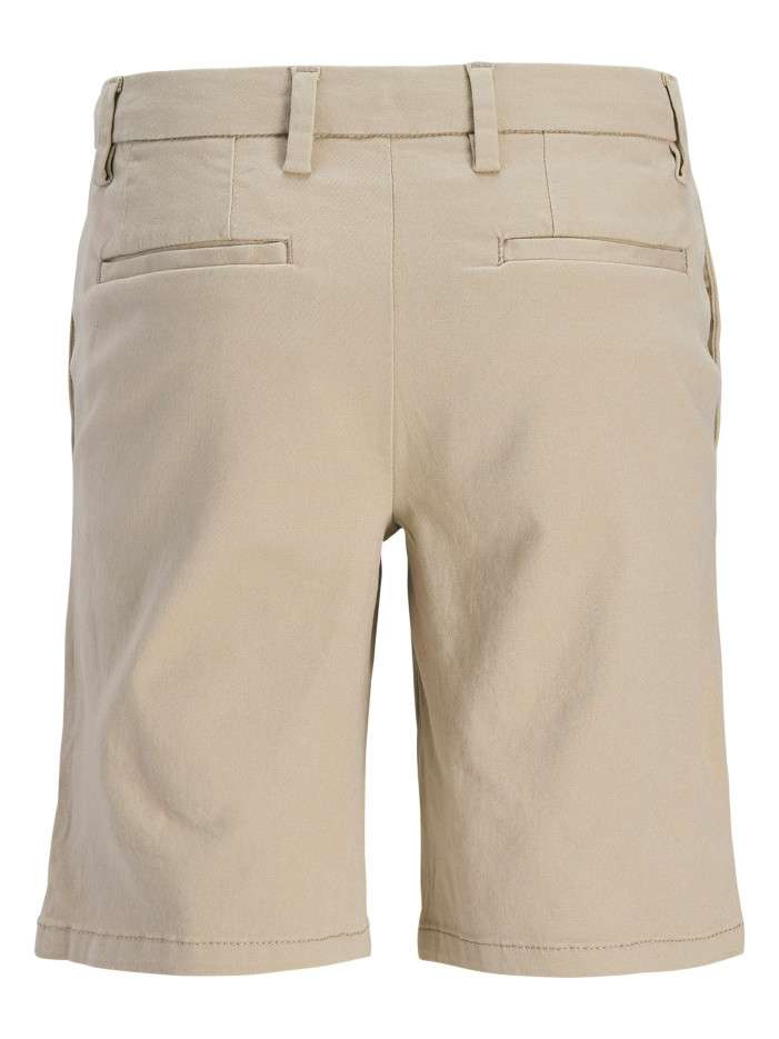 Short chino en coton beige...