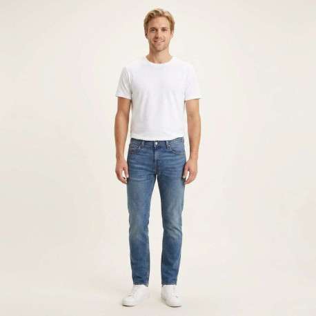 Jean 511® 5 poches, en coton bleu délavé avec une coupe slim - Image 4