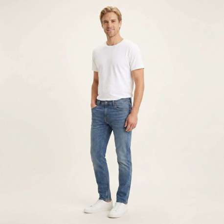Jean 511® 5 poches, en coton bleu délavé avec une coupe slim - Image 5