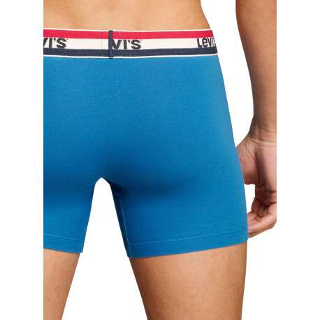 Lot de 3 boxers courts multicolores en coton avec ceinture élastiquée - Image 11