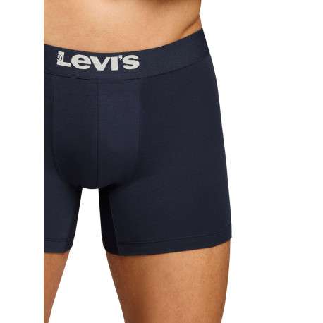 Lot de 3 boxers courts bleus en coton avec ceinture élastiquée - Image 10