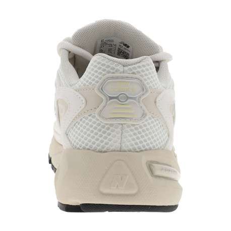Baskets multisport 725 écrues à talon plat avec lacets ronds blancs - Image 6