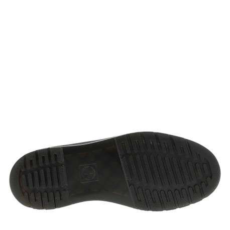 Bottines en cuir noires avec un talon plateau et des lacets ronds - Image 5