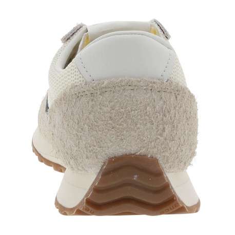 Baskets tennis en cuir bleu ciel avec un talon plat et des lacets - Image 8