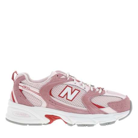 Baskets multisport 530 roses avec un talon plat et des lacets ronds bicolores - Image 2