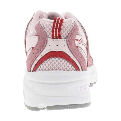 Baskets multisport 530 roses avec un talon plat et des lacets ronds bicolores - Image 6