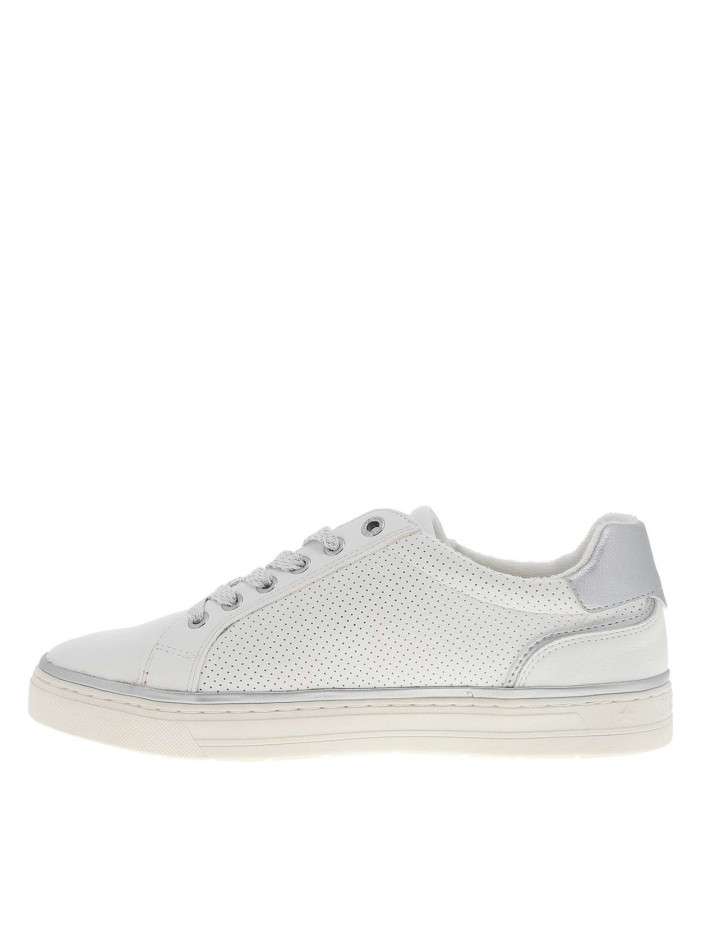Tennis blanches à talon...