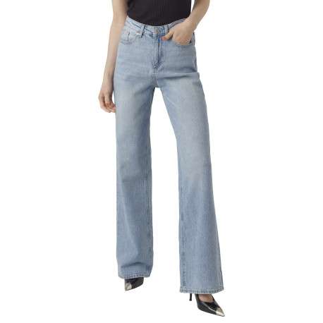 Jean stone avec une coupe bootcut et un patch d'authenticité à l'arrière - Image 4