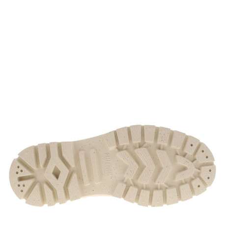 Bottines en cuir enduit camel à talon plat avec des lacets et un zip latéral - Image 6