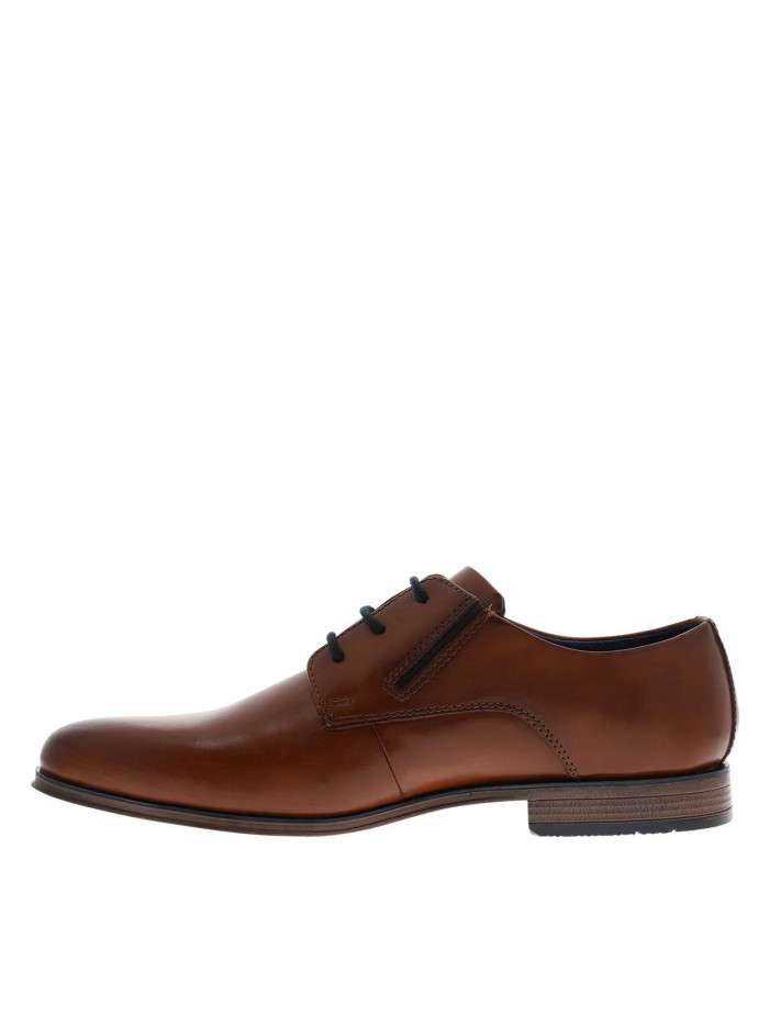 Derbies cognac en cuir avec...