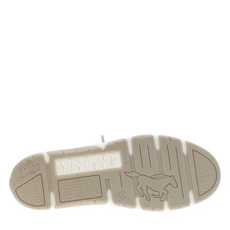 Sneakers bleu marine à talon plat avec une fermeture à lacets élastiqués - Image 5