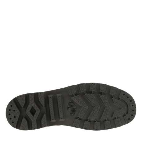 Bottines en cuir kaki à talon plat avec des lacets et un zip latéral - Image 5