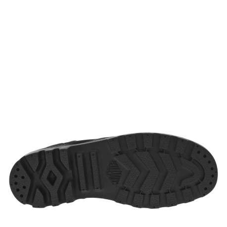 Bottines en cuir nubuck noires à talon plat avec des lacets et un zip latéral - Image 11