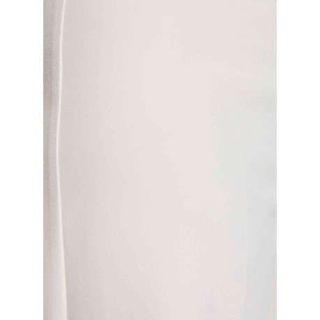 Pantalon chino blanc uni pourvu d'une coupe bootcut et de multiples poches - Image 2