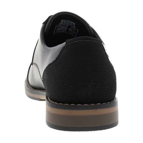 Derbies noires avec une semelle plate et une fermeture à lacets ronds - Image 6
