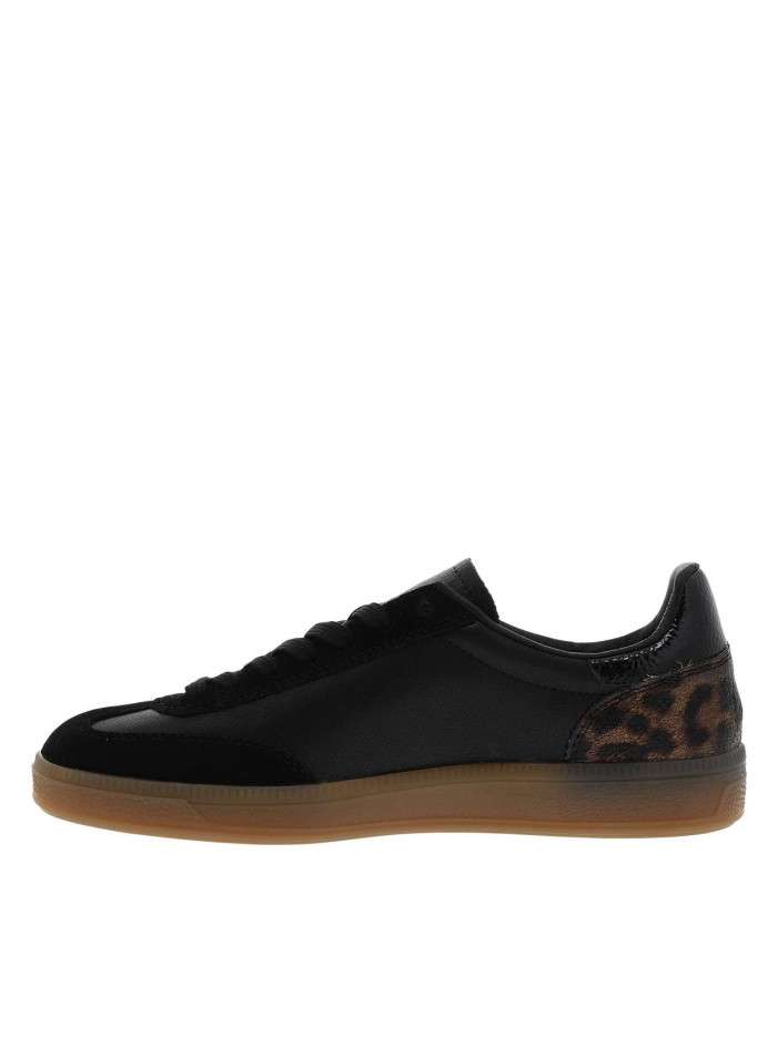 Tennis en cuir noires avec...