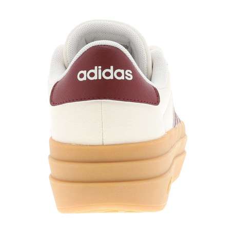 Tennis en cuir écrues avec semelle à talon plateau et lacets ronds - Image 6