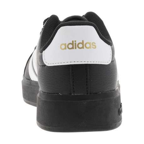 Baskets skate noires à talon plat avec une empeigne caoutchouc - Image 6