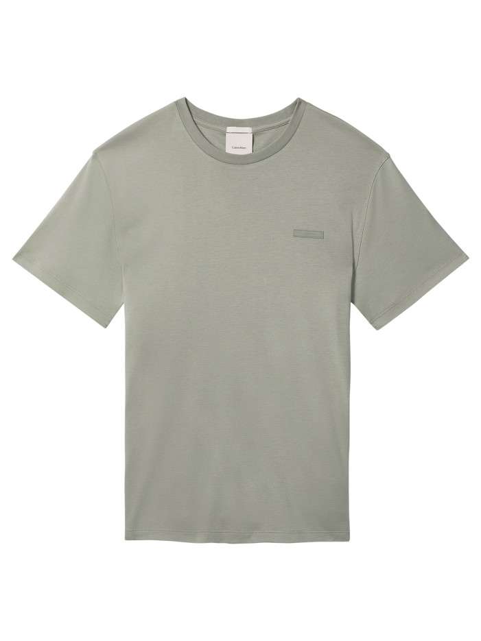 T-shirt en coton kaki à...