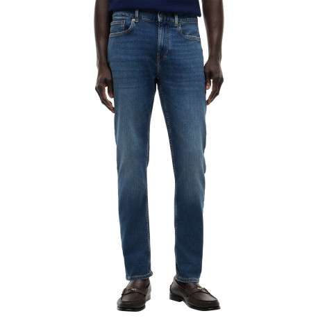 Jean Bleecker en coton indigo à coupe slim pourvu de passants - Image 3