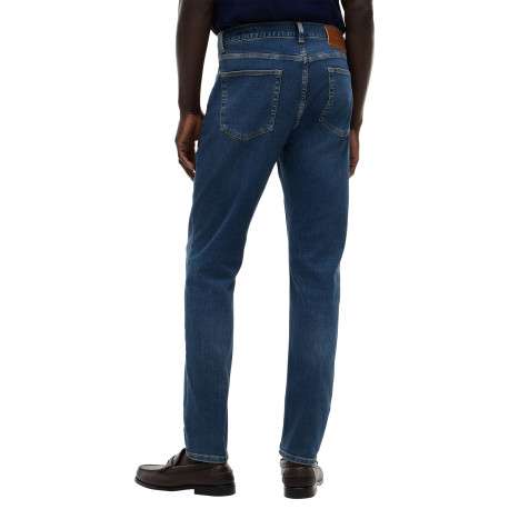 Jean Bleecker en coton indigo à coupe slim pourvu de passants - Image 4