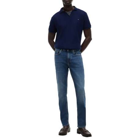 Jean Bleecker en coton indigo à coupe slim pourvu de passants - Image 6