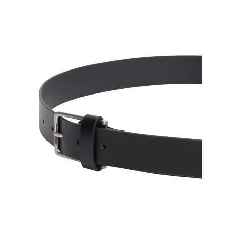 Ceinture en cuir de buffle noire pourvue d'une boucle ardillon rectangulaire - Image 3