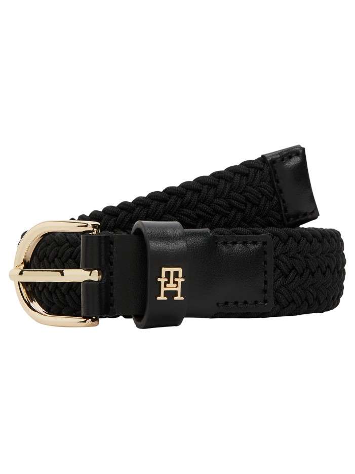 Ceinture noire tressée...
