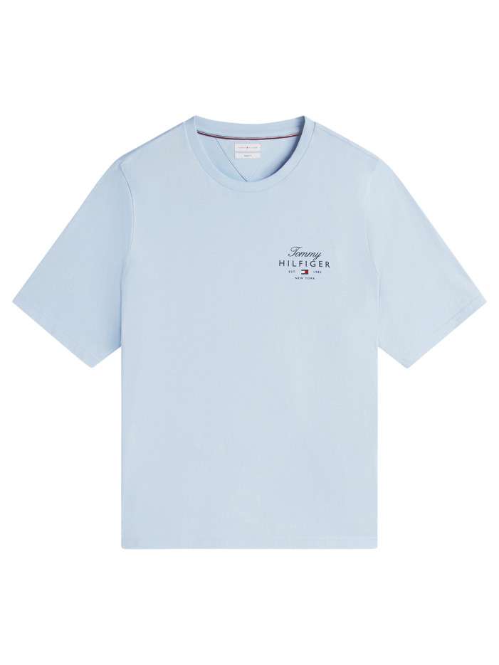 T-shirt en coton ciel à...