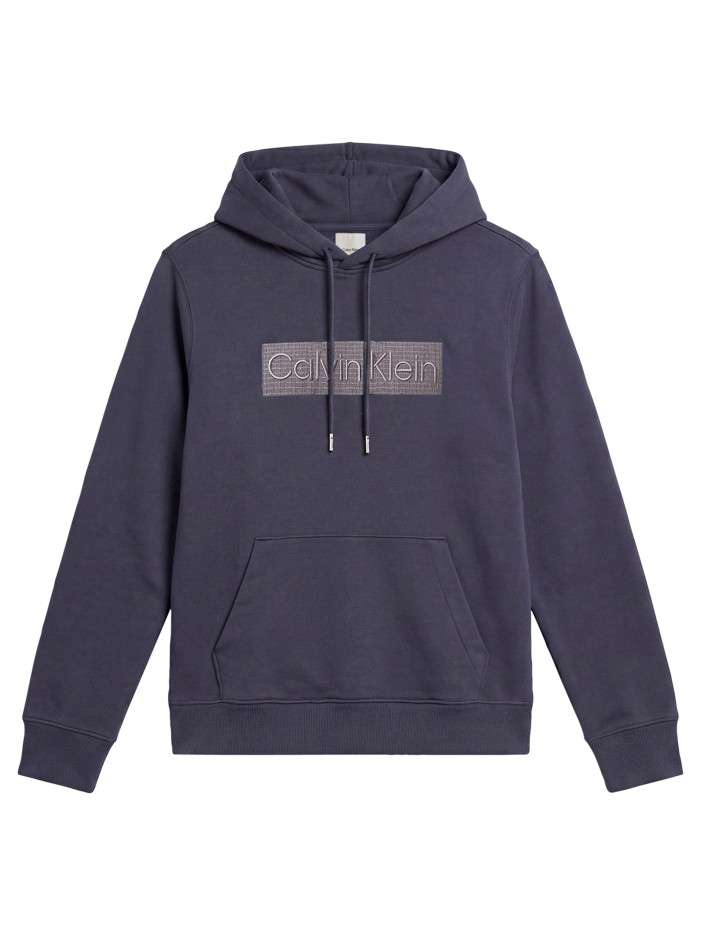Sweat en coton marine uni...