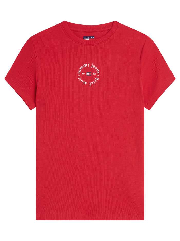 T-shirt en coton rouge...
