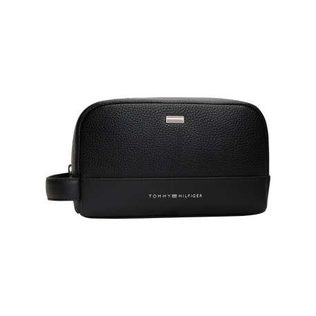 Trousse noire horizontale pourvue d'une poignée latérale de transport