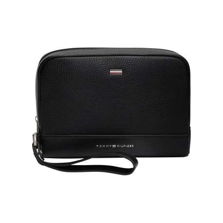 Trousse noire horizontale pourvue d'une dragonne de transport