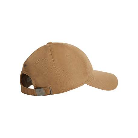 Casquette en coton biologique beige pourvue d'une fermeture strapback - Image 2
